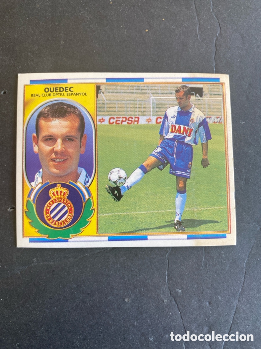 Cromos de f&uacute;tbol: Cromo liga 96/97 RCD Espanyol nunca pegado