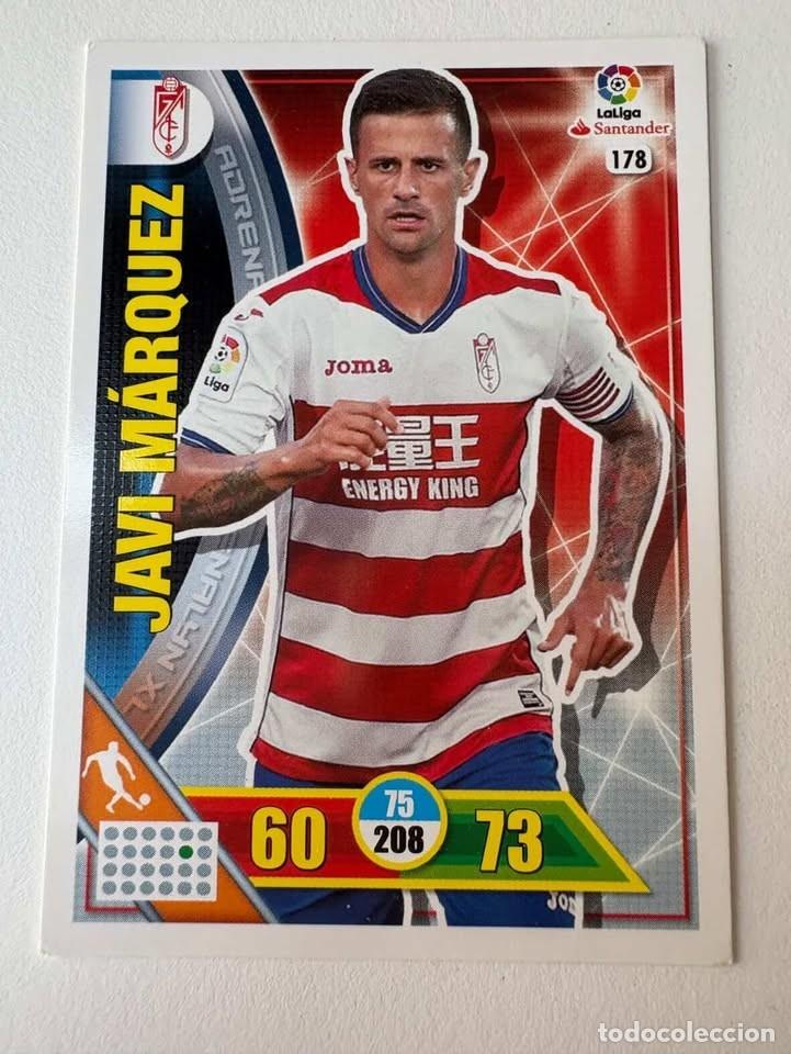 Cromos de f&uacute;tbol: Carta Javi M&aacute;rquez Granada 178 Adrenalyn 2016-17