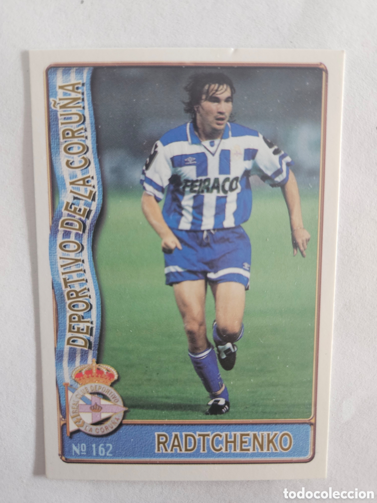 Cromos de f&uacute;tbol: Deportivo Coru&ntilde;a - N&ordm; 162 Radtchenko-Baja-Mundicromo Las Fichas de la Liga de F&uacute;tbol 1996-1997-96-97