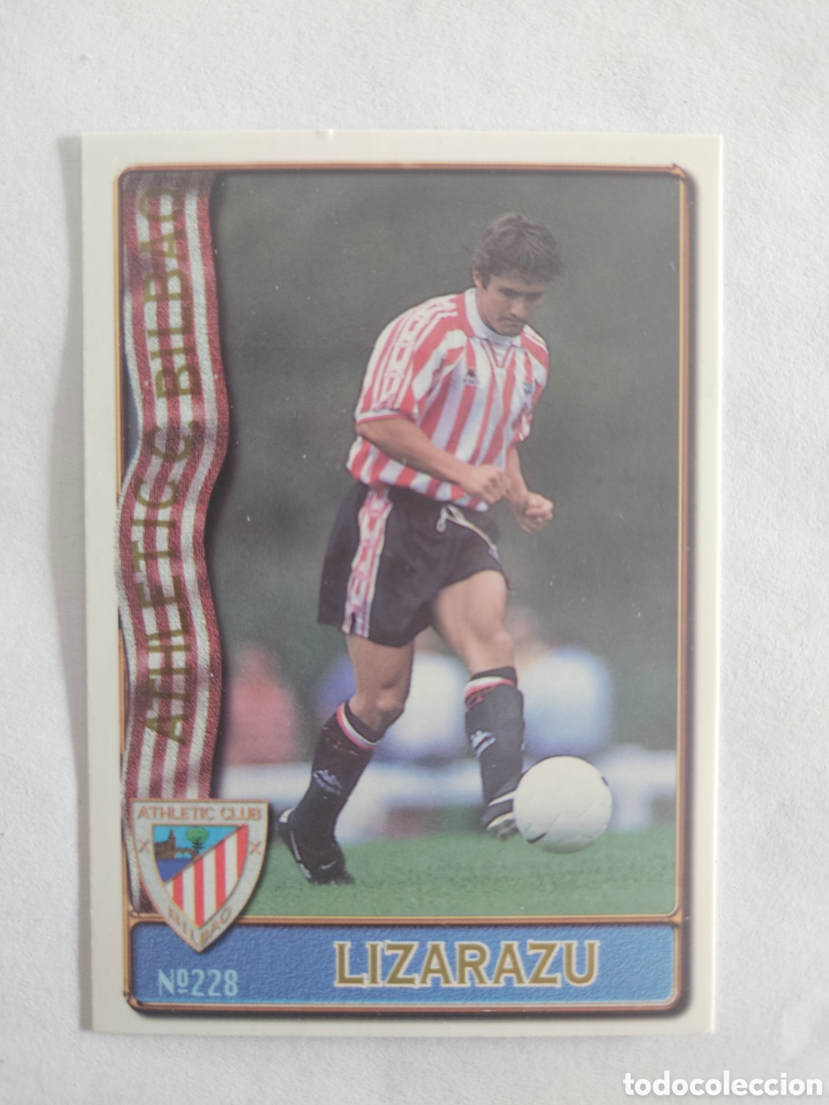 Cromos de f&uacute;tbol: 228 LIZARAZU BILBAO MUNDICROMO 1996 1997 CROMO FUTBOL LIGA 96 97