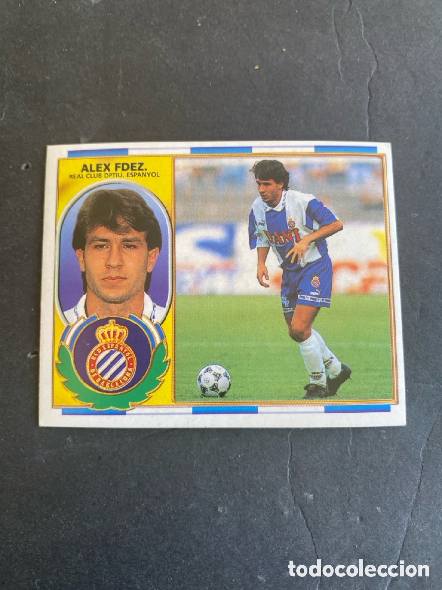 Cromos de f&uacute;tbol: Cromo liga 96/97 RCD Espanyol nunca pegado
