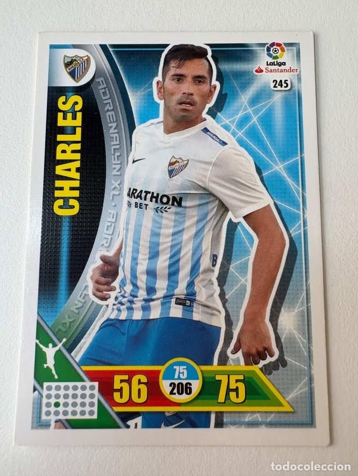 Cromos de f&uacute;tbol: Carta Charles M&aacute;laga 245 Adrenalyn 2016-17