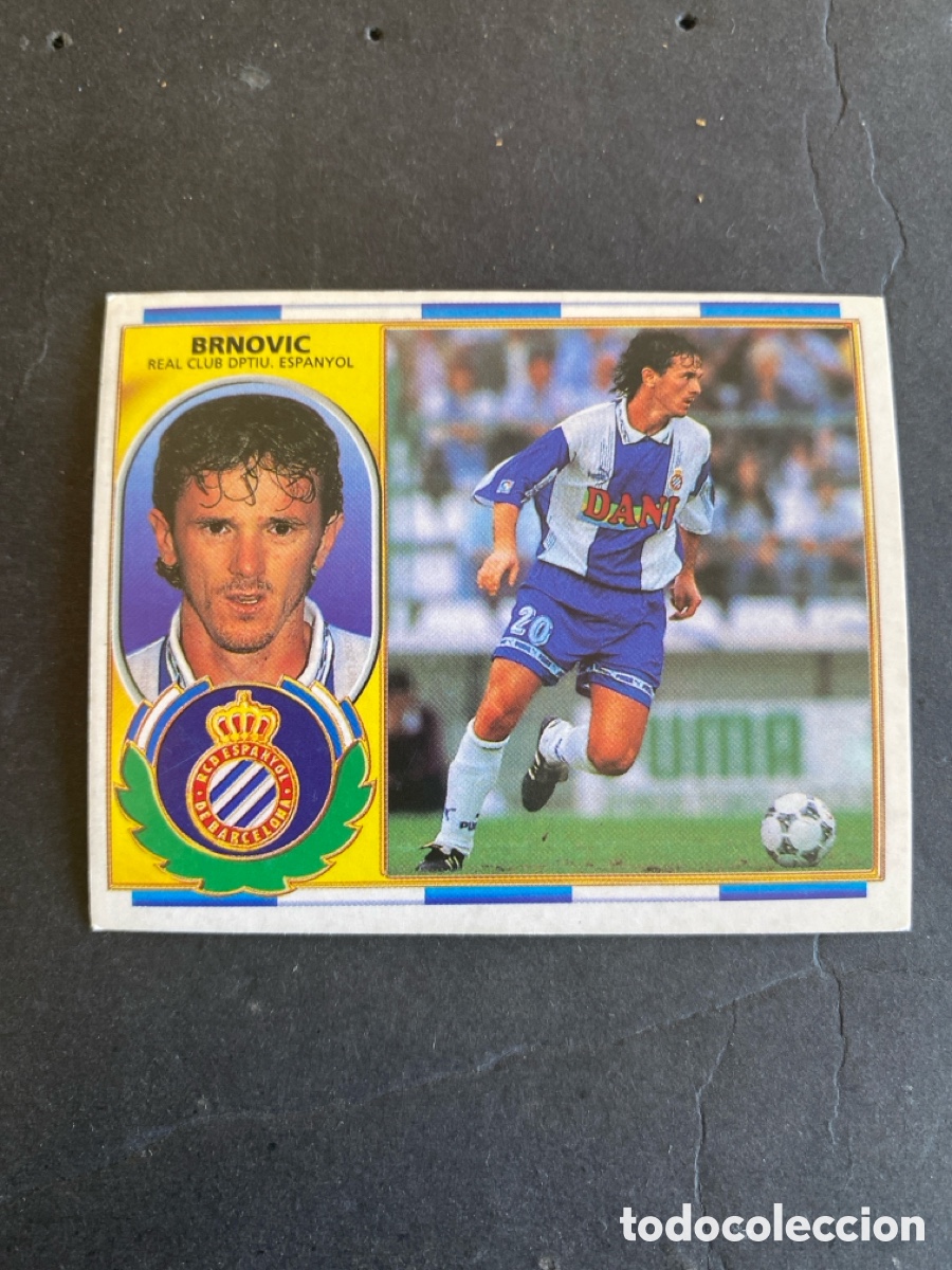 Cromos de f&uacute;tbol: Cromo liga 96/97 RCD Espanyol nunca pegado