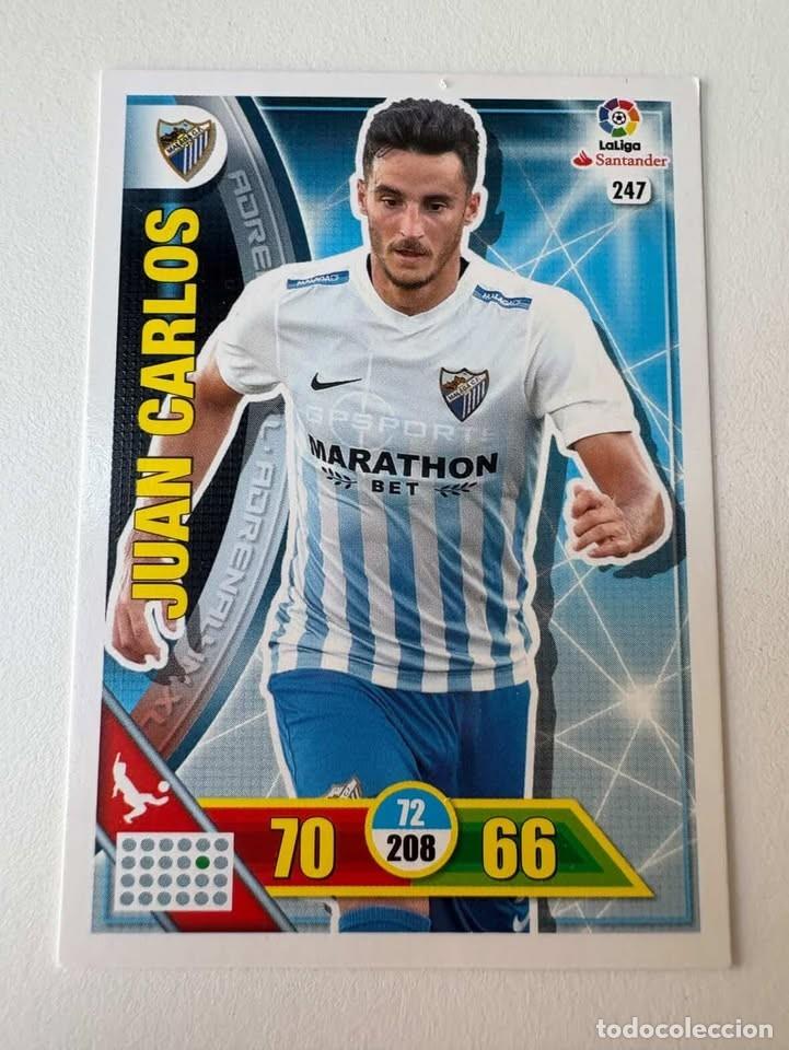 Cromos de f&uacute;tbol: Carta Juan Carlos M&aacute;laga 247 Adrenalyn 2016-17