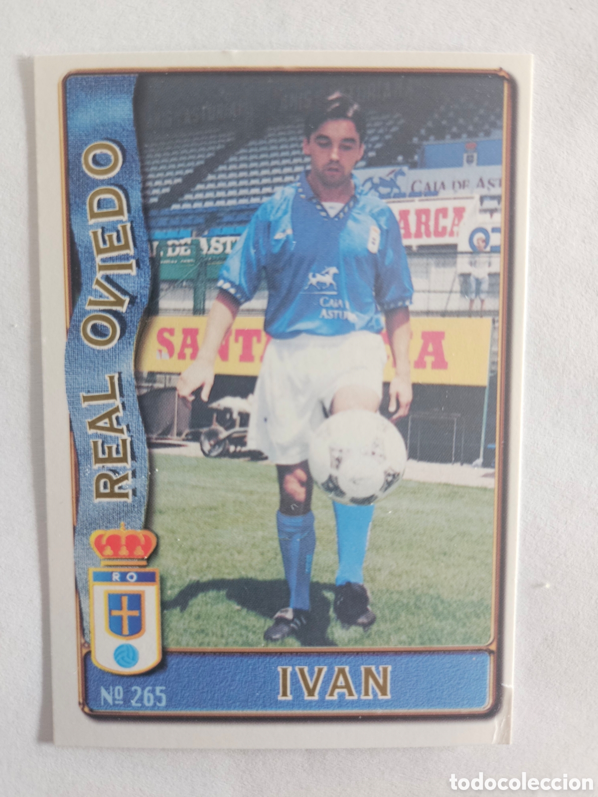 Cromos de f&uacute;tbol: 265 IV&Aacute;N IGLESIAS - REAL OVIEDO - MUNDICROMO 96/97