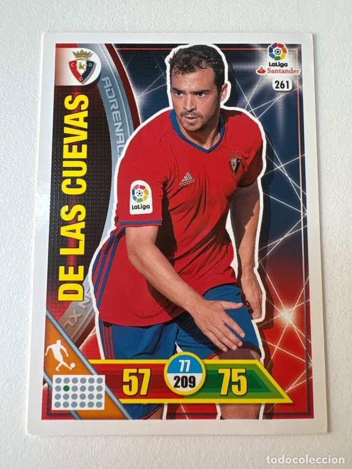 Cromos de f&uacute;tbol: Carta De Las Cuevas Osasuna 261 Adrenalyn 2016-17