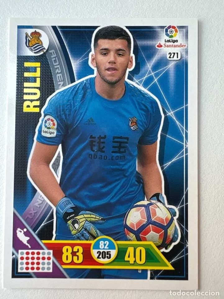 Cromos de f&uacute;tbol: Carta Rulli Real Sociedad 271 Adrenalyn 2016-17