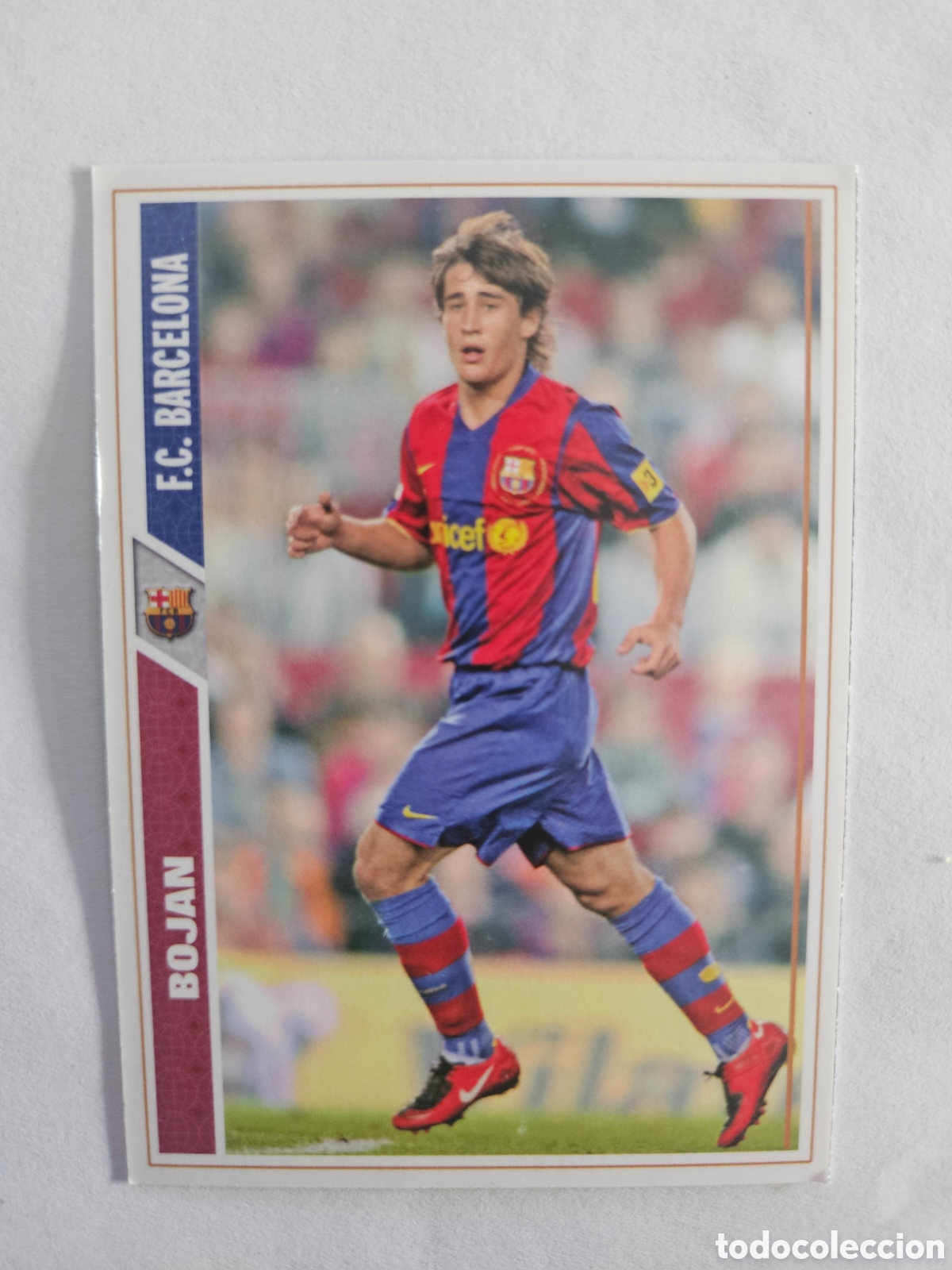 Cromos de f&uacute;tbol: BOJAN N&ordm; 624 BARCELONA - FICHAJE 2007 2008 - MUNDICROMO 07 08 - LIGA FUTBOL - NUEVO