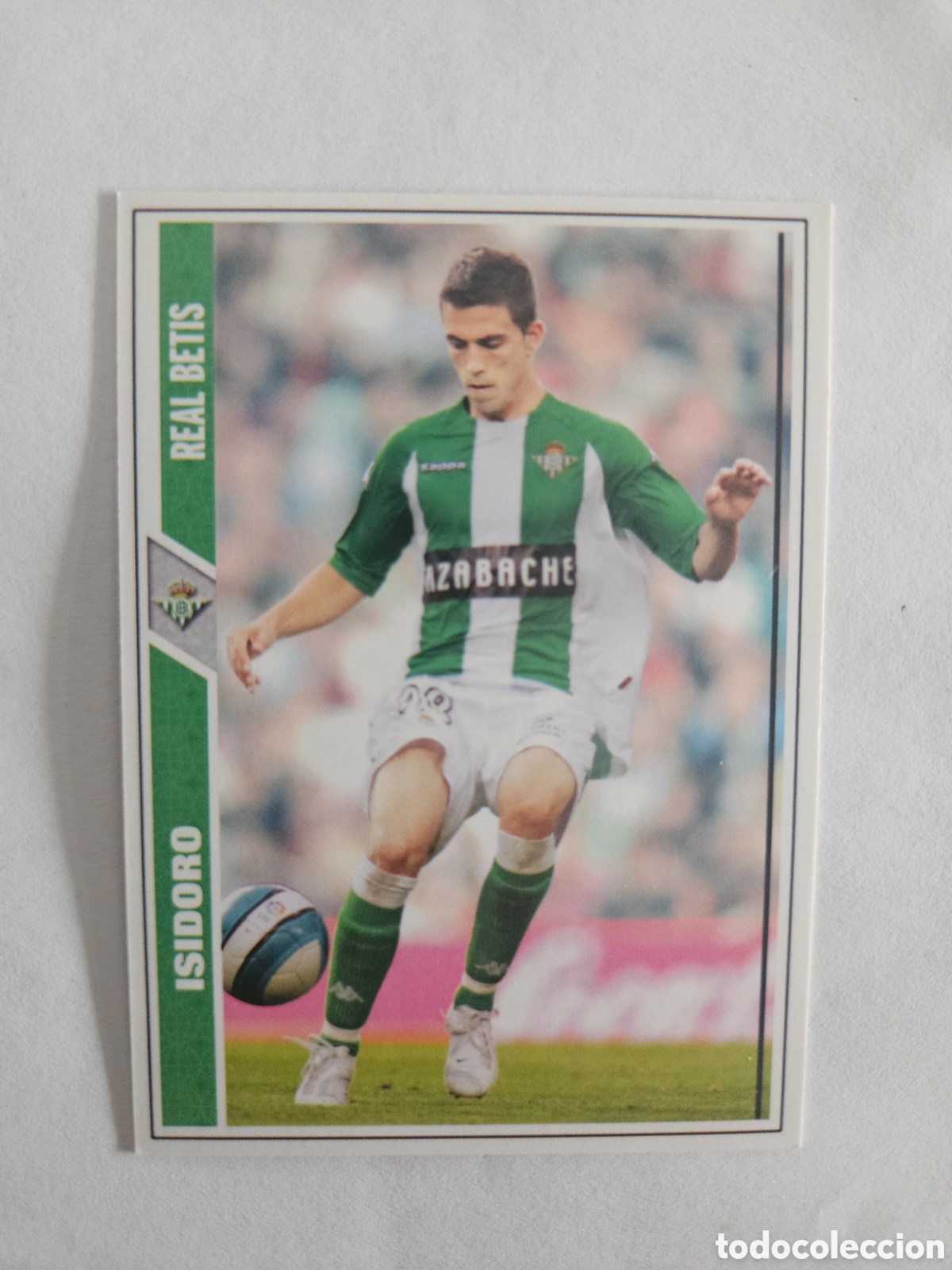 Cromos de f&uacute;tbol: FICHAJE UH 644 + ISIDORO BETIS CROMOS ALBUM MUNDICROMO FICHAS LIGA FUTBOL 2007 2008 07 08