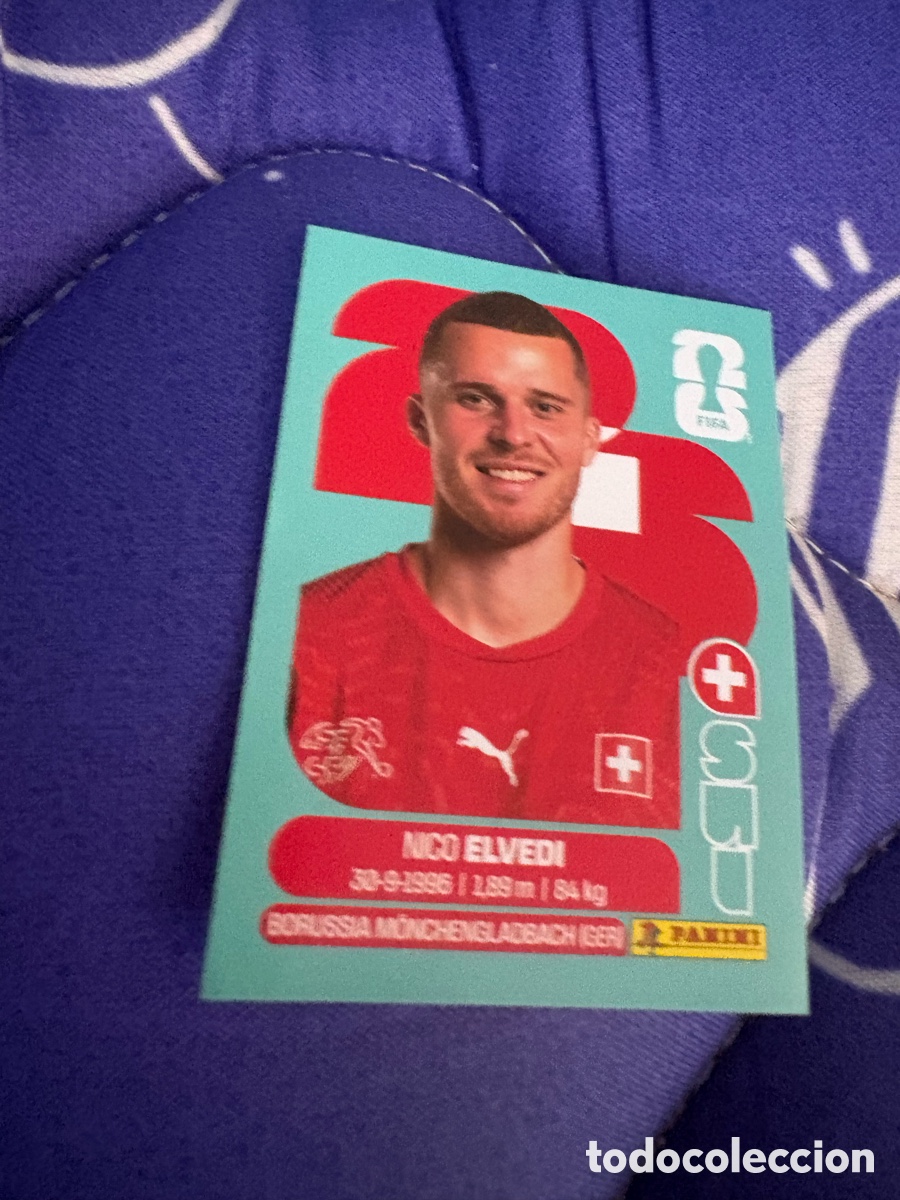 Cromos de f&uacute;tbol: B28 SUI6 NICO ELVEDI 6 SUIZA SUI SWITZERLAND MUNDIAL FIFA WORLD CUP 2026 STICKER PANINI
