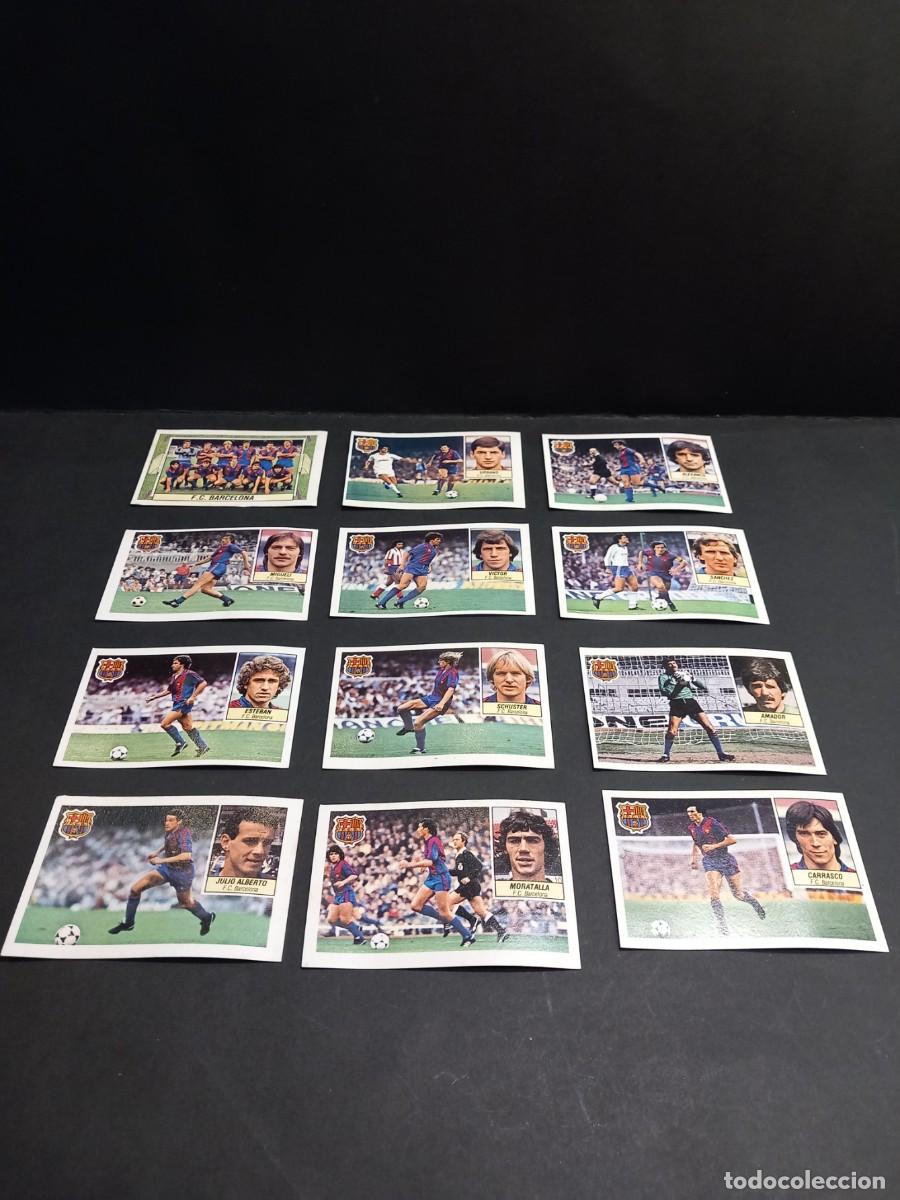 Cromos de f&uacute;tbol: F.C. BARCELONA LOTE DE CROMOS DE FUTBOL LIGA 84-85 EDICIONES ESTE NUNCA PEGADOS / COMPRA MIN&Iacute;MA 5 &euro;