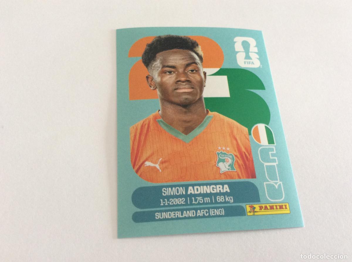 Cromos de f&uacute;tbol: CIV17 CIV 17 Simon Adingra Costa de Marfil Sticker Cromo FIFA World Cup 2026 26 Panini Mundial