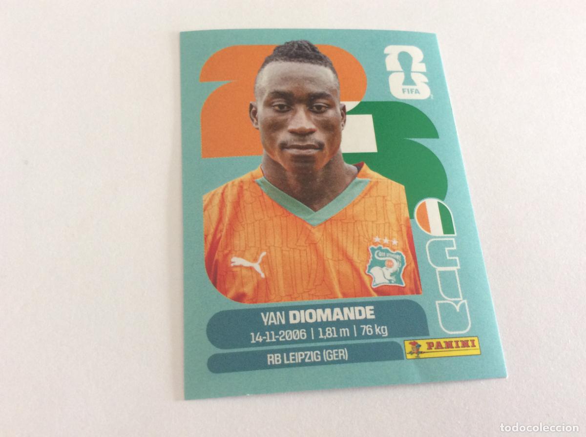 Cromos de f&uacute;tbol: CIV18 CIV 18 Yan Diomande Costa de Marfil Sticker Cromo FIFA World Cup 2026 26 Panini Mundial