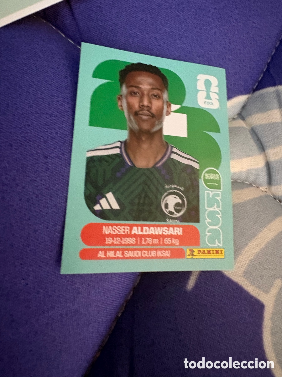 Cromos de f&uacute;tbol: ALDAWSARI ARABIA SAUDI KSA N&ordm; 12 FIFA WORLD CUP 2026 PANINI MUNDIAL FIFA WORLD CUP