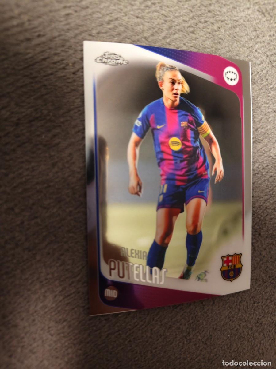 Cromos de f&uacute;tbol: 11 UWCL 25 26 CHROME ALEXIA PUTELLAS BASE WOMEN CHAMPIONS LEAGUE TOPPS 2025 2026 AAE