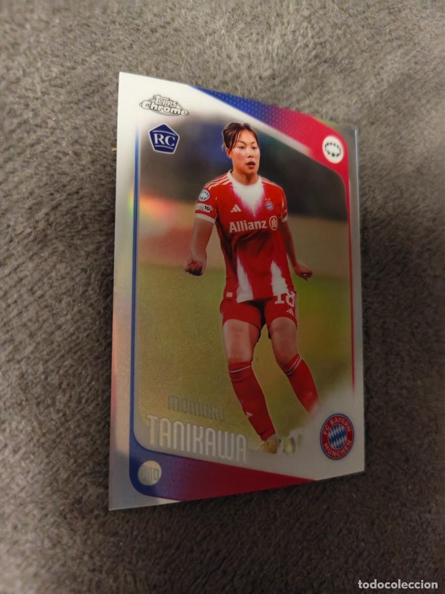 Cromos de f&uacute;tbol: 13 UWCL 25 26 CHROME MOMOKO TANIKAWA ROOKIE RC REFRACTOR WOMEN CHAMPIONS LEAGUE TOPPS 2025 2026 AAE