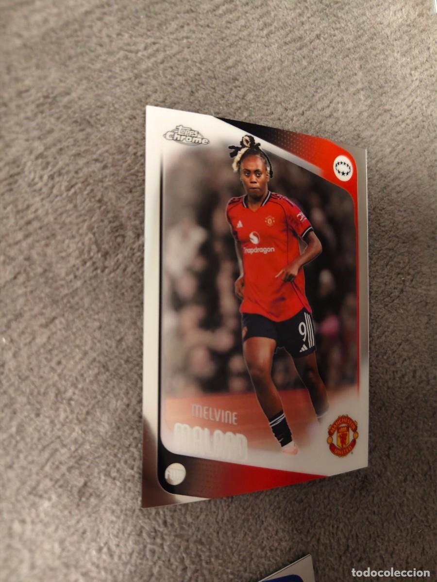 Cromos de f&uacute;tbol: 17 UWCL 25 26 CHROME MELVINE MALARD BASE WOMEN CHAMPIONS LEAGUE TOPPS 2025 2026 AAE