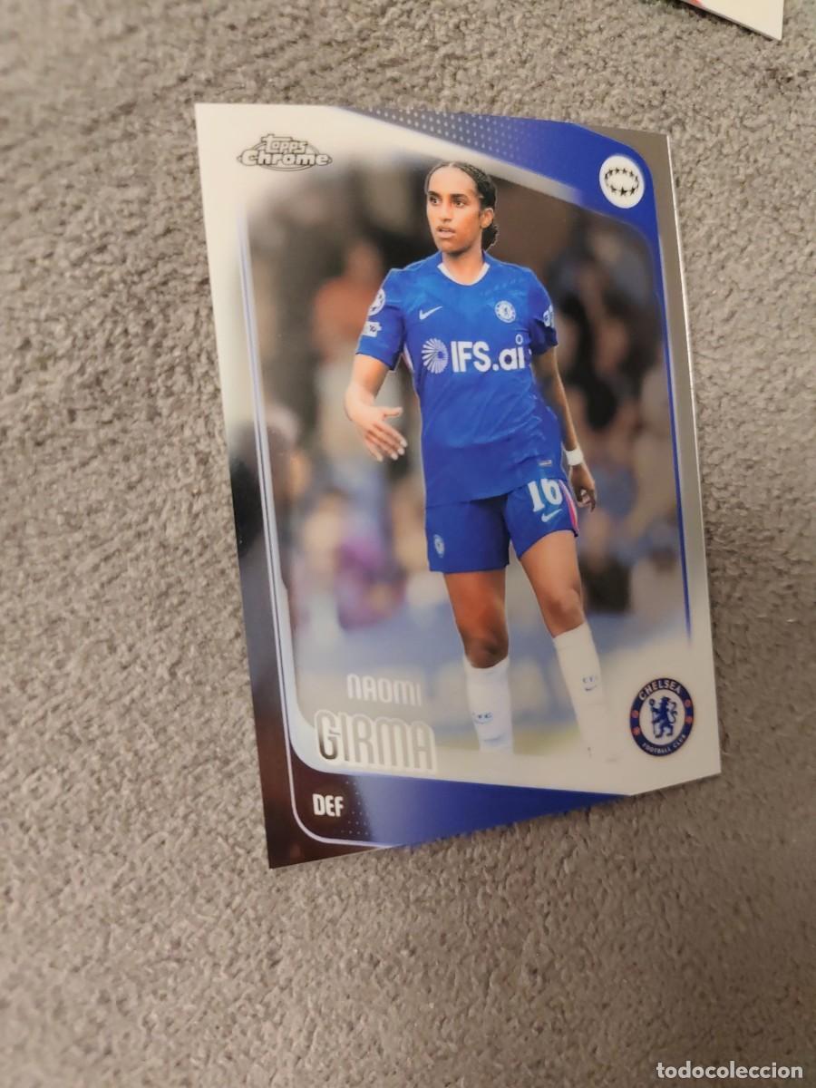 Cromos de f&uacute;tbol: 21 UWCL 25 26 CHROME NAOMI GIRMA BASE WOMEN CHAMPIONS LEAGUE TOPPS 2025 2026 AAE