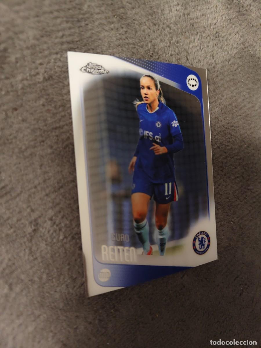Cromos de f&uacute;tbol: 24 UWCL 25 26 CHROME GURO REITEN BASE WOMEN CHAMPIONS LEAGUE TOPPS 2025 2026 AAE