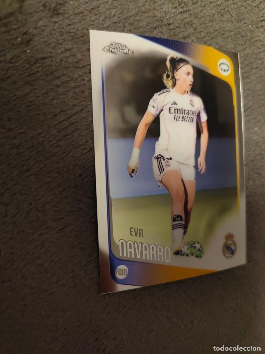 Cromos de f&uacute;tbol: 25 UWCL 25 26 CHROME EVA NAVARRO BASE WOMEN CHAMPIONS LEAGUE TOPPS 2025 2026 AAE