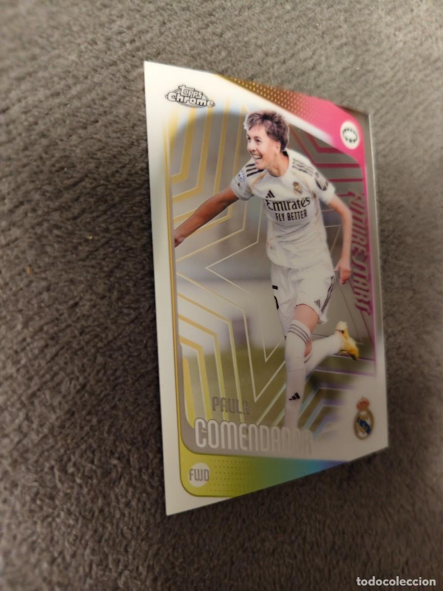 Cromos de Futebol: 44 UWCL 25 26 CHROME PAULA COMENDADOR REAL MADRID C.F. WOMEN CHAMPIONS LEAGUE TOPPS 2025 2026 AAE