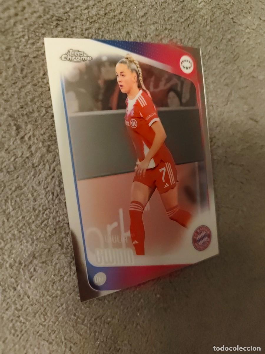 Cromos de Futebol: 51 UWCL 25 26 CHROME GIULIA GWINN FC BAYERN M&Uuml;NCHEN WOMEN CHAMPIONS LEAGUE TOPPS 2025 2026 AAE