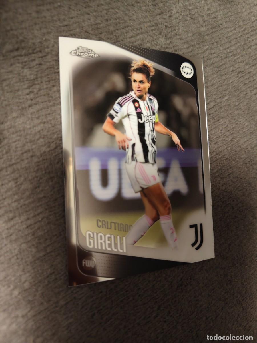 Cromos de f&uacute;tbol: 60 UWCL 25 26 CHROME CRISTIANA GIRELLI JUVENTUS WOMEN CHAMPIONS LEAGUE TOPPS 2025 2026 AAE