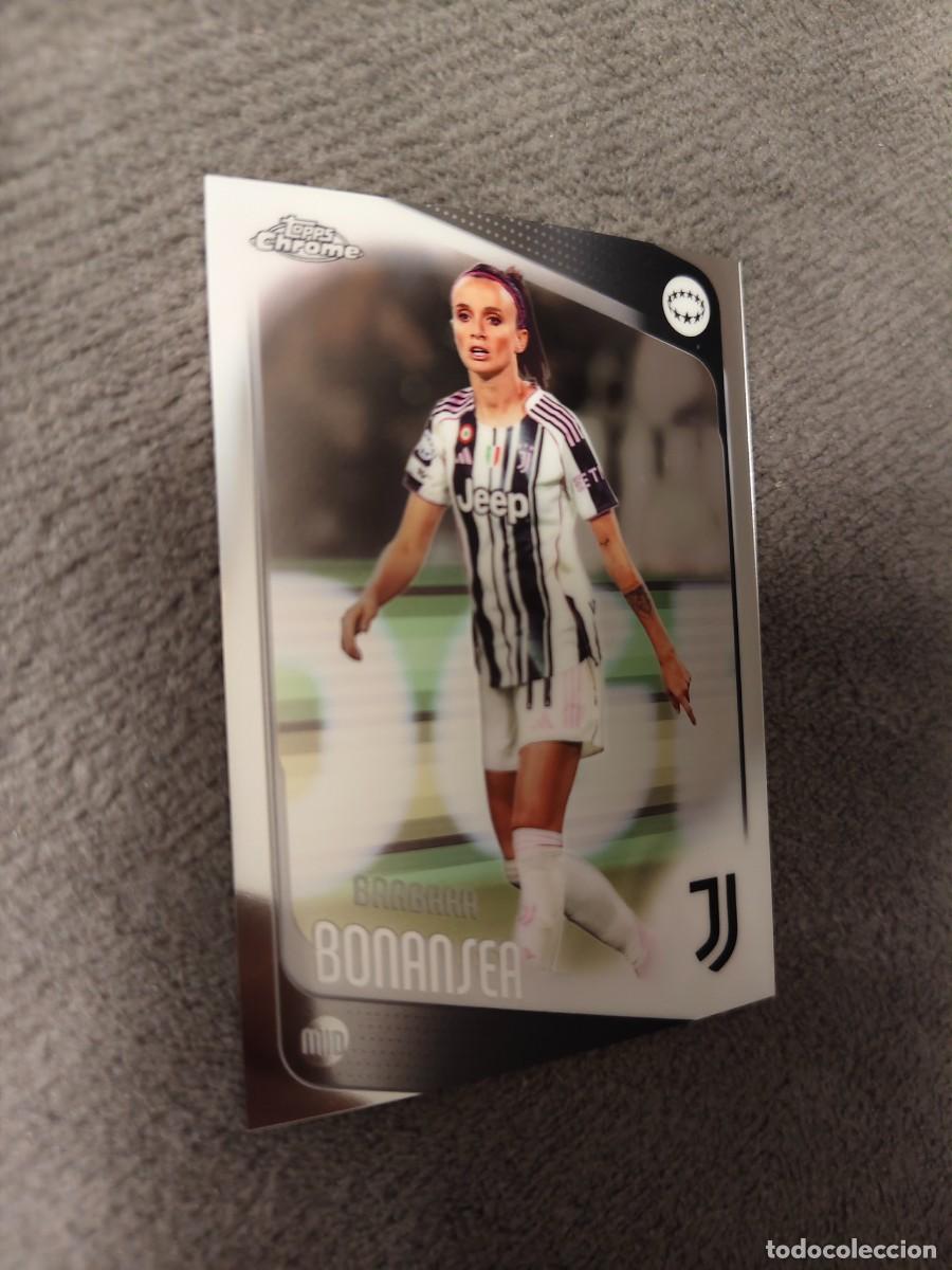 Cromos de f&uacute;tbol: 61 UWCL 25 26 CHROME BARBARA BONANSEA JUVENTUS WOMEN CHAMPIONS LEAGUE TOPPS 2025 2026 AAE
