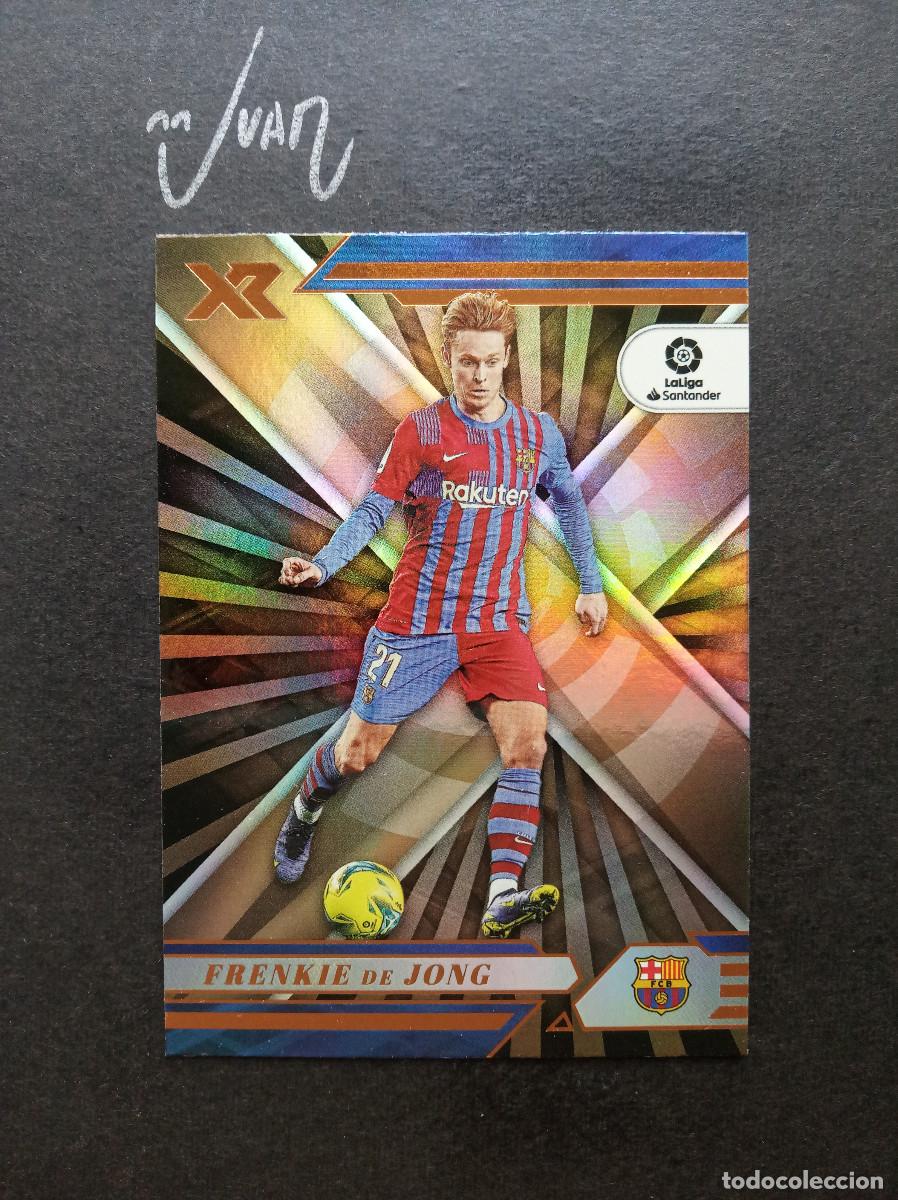 Figurine di Calcio: 111 DE JONG BARCELONA NETHERLANDS MUNDIAL 2026 ⚽ PANINI &reg; CHRONICLES XR LIGA 2021 2022 21 22 NUEVO