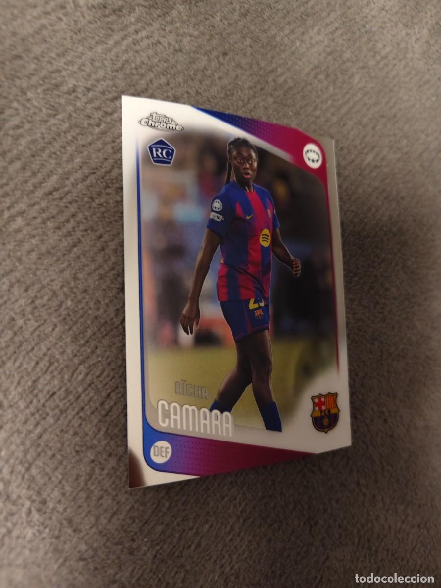 Cromos de f&uacute;tbol: 69 UWCL 25 26 CHROME A&Iuml;CHA CAMARA RC ROOKIE FC BARCELONA WOMEN CHAMPIONS LEAGUE TOPPS 2025 2026 AAE