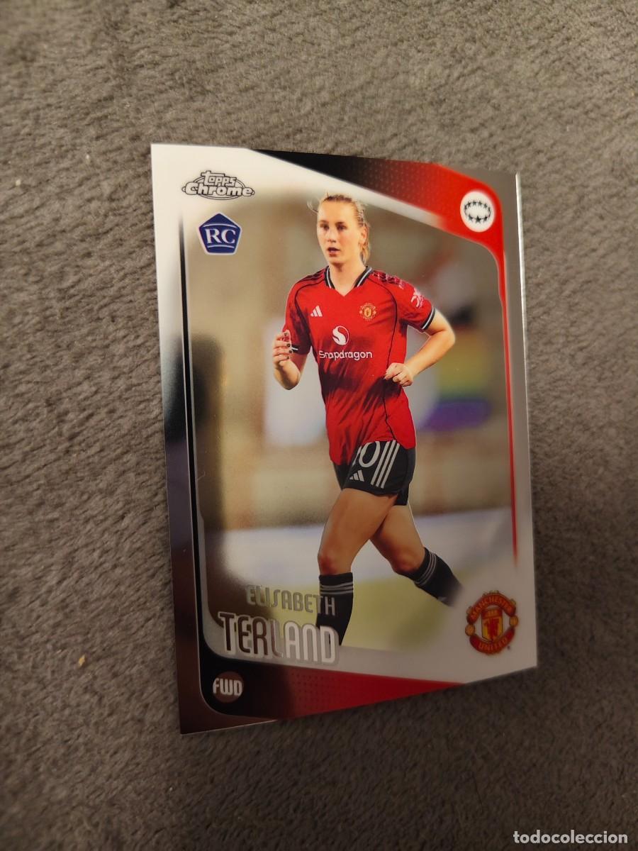 Cromos de f&uacute;tbol: 71 UWCL 25 26 CHROME ELISABETH TERLAND MANCHESTER UNITED WOMEN CHAMPIONS LEAGUE TOPPS 2025 2026 AAE