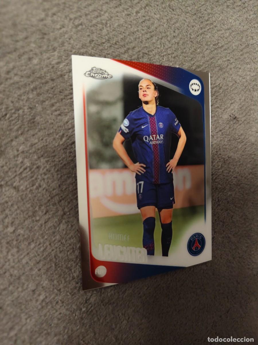 Cromos de f&uacute;tbol: 72 UWCL 25 26 CHROME ROM&Eacute;E LEUCHTER PARIS SAINT-GERMAIN WOMEN CHAMPIONS LEAGUE TOPPS 2025 2026 AAE