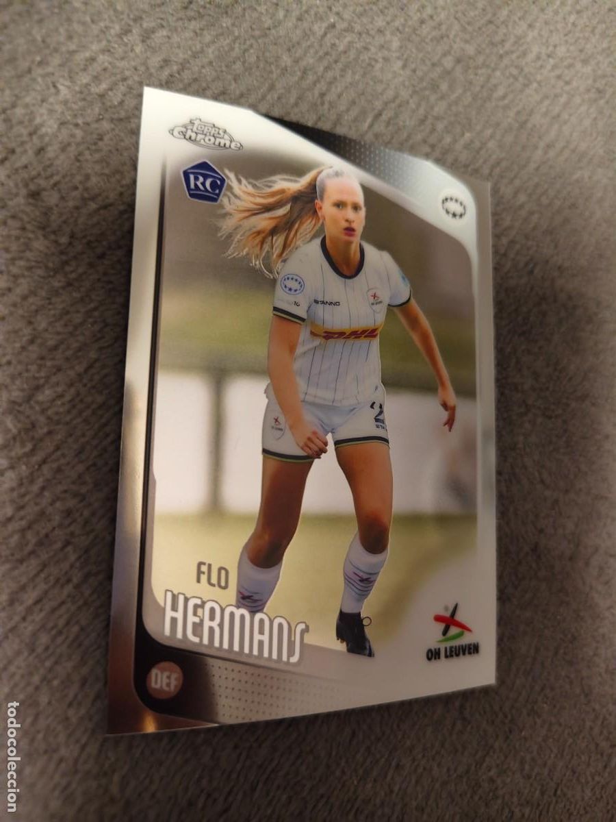 Cromos de f&uacute;tbol: 78 UWCL 25 26 CHROME FLO HERMANS OUD-HEVERLEE LEUVEN WOMEN CHAMPIONS LEAGUE TOPPS 2025 2026 AAE
