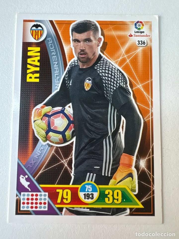 Cromos de f&uacute;tbol: Carta Ryan Valencia 336 Adrenalyn 2016-17