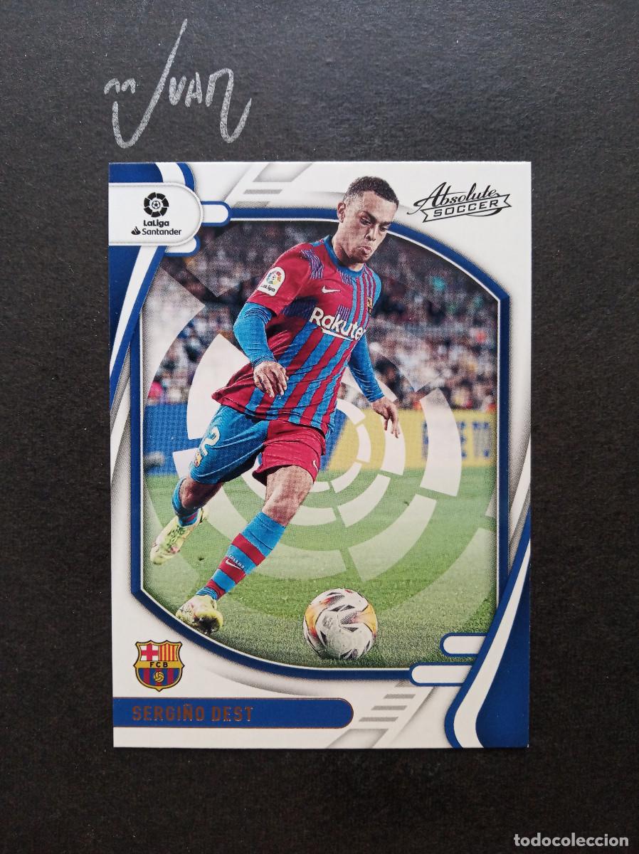 Cromos de f&uacute;tbol: N&ordm; 50 SERGI&Ntilde;O DEST BARCELONA UNITED STATES ⚽ PANINI &reg; CHRONICLES ABSOLUTE LIGA 2021 2022 21 22 NUEVO