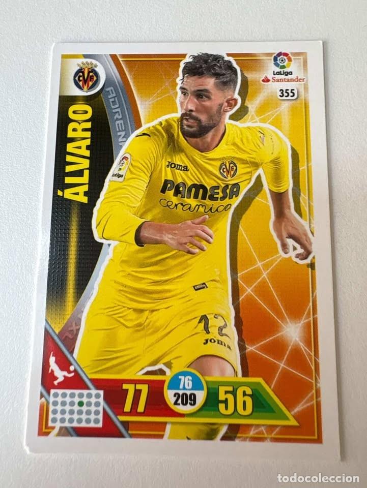 Cromos de f&uacute;tbol: Carta &Aacute;lvaro Villarreal 355 Adrenalyn 2016-17