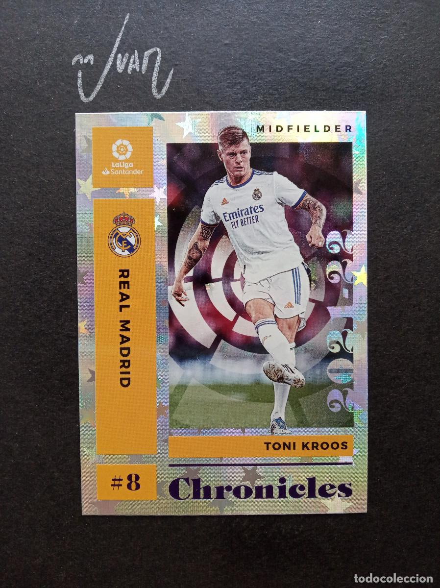 Cromos de f&uacute;tbol: N&ordm; 19 PURPLE ASTRO TONI KROOS REAL MADRID ⚽ PANINI &reg; CHRONICLES SELECT PRIZM LIGA 2021 2022 21 22