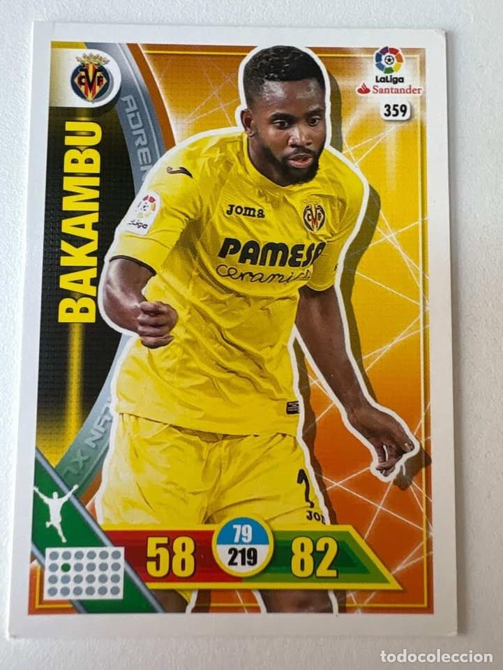 Cromos de f&uacute;tbol: Carta Bakambu Villarreal 359 Adrenalyn 2016-17