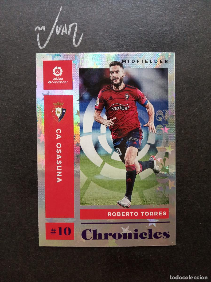 Cromos de f&uacute;tbol: N&ordm; 5 PURPLE ASTRO ROBERTO TORRES CA OSASUNA ⚽ PANINI &reg; CHRONICLES LIGA SOCCER 2021 2022 21 22 NUEVO