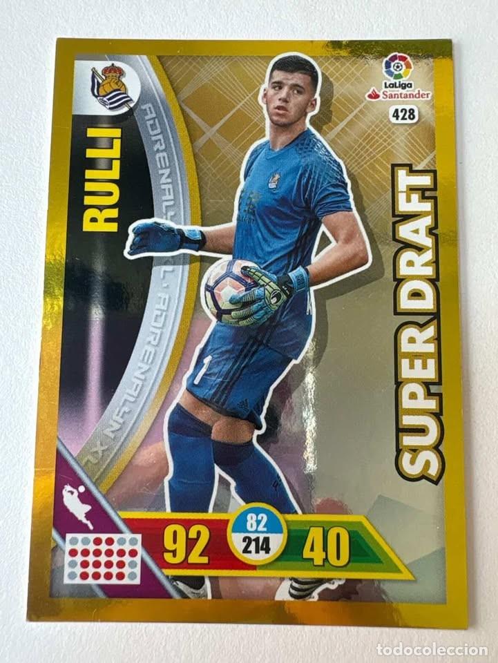 Cromos de f&uacute;tbol: Carta Rulli Real Sociedad Super Draft 428 Adrenalyn 2016-17