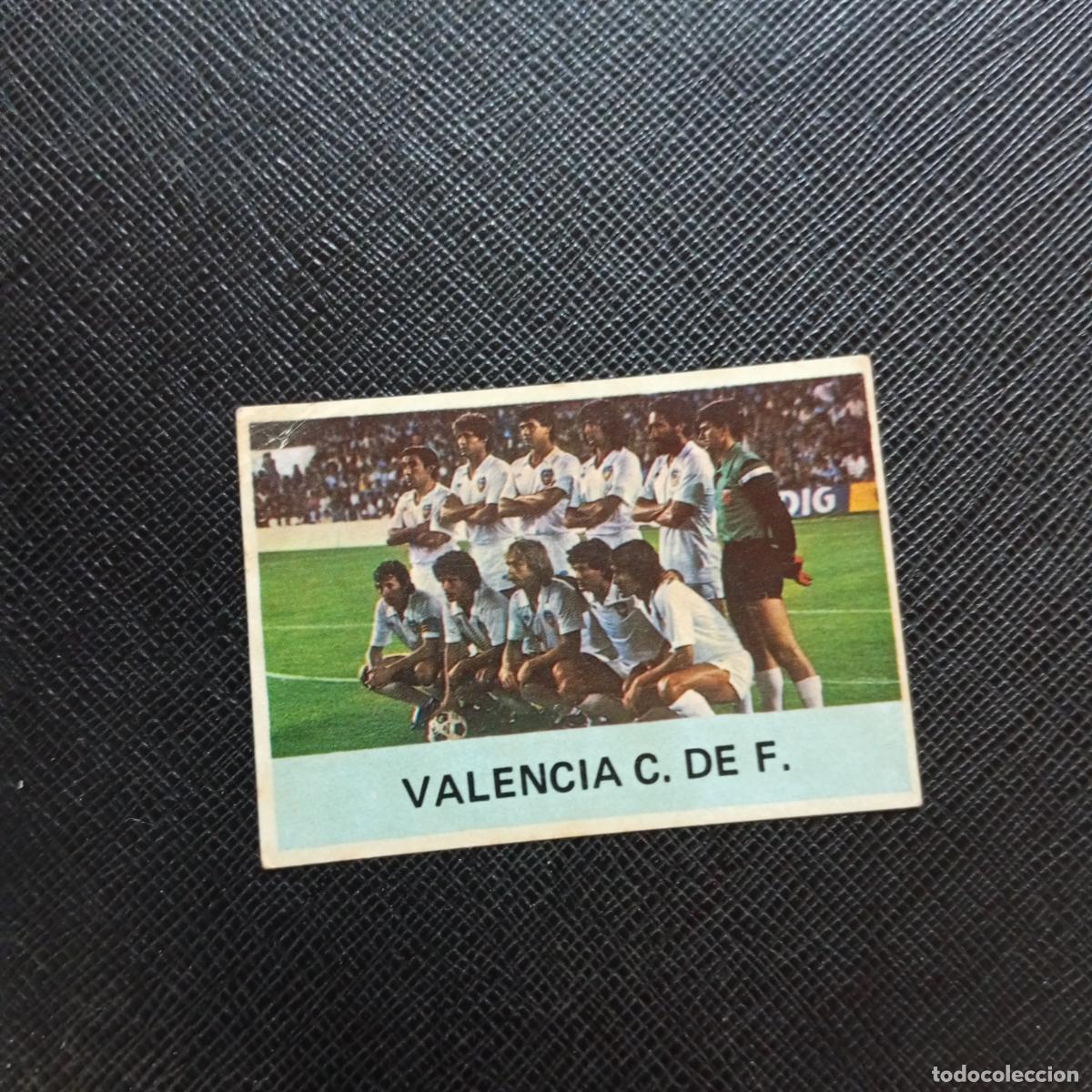 Cromos de f&uacute;tbol: ALINEACION VALENCIA MATEO MIRETE 1982 1983 CROMO FUTBOL 82 83 - DESPEGADO - A182 PG514