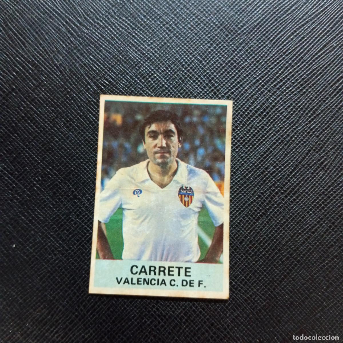 Cromos de f&uacute;tbol: CARRETE VALENCIA MATEO MIRETE 1982 1983 CROMO FUTBOL 82 83 - DESPEGADO - A182 PG523