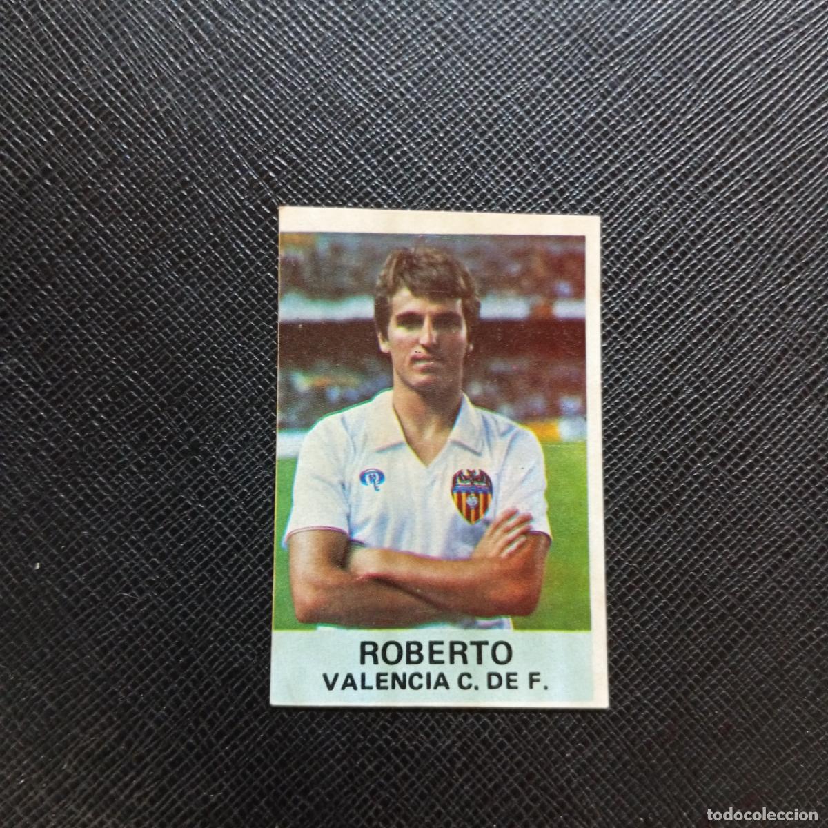 Cromos de f&uacute;tbol: ROBERTO VALENCIA MATEO MIRETE 1982 1983 CROMO FUTBOL 82 83 - DESPEGADO - A182 PG28