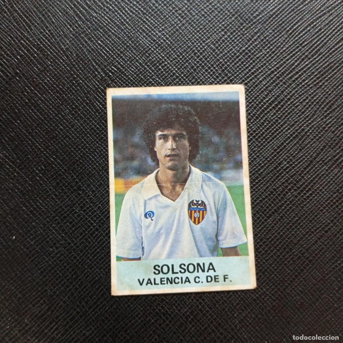 Cromos de f&uacute;tbol: SOLSONA VALENCIA MATEO MIRETE 1982 1983 CROMO FUTBOL 82 83 - DESPEGADO - A182 PG100