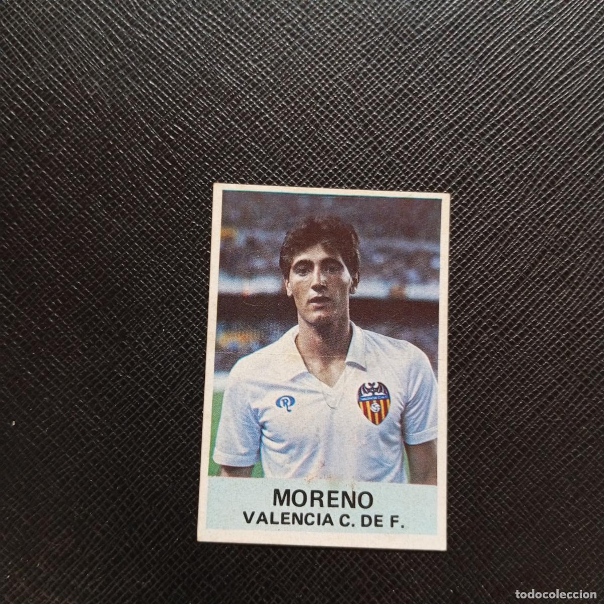 Cromos de f&uacute;tbol: MORENO VALENCIA MATEO MIRETE 1982 1983 CROMO FUTBOL 82 83 - DESPEGADO - A182 PG208