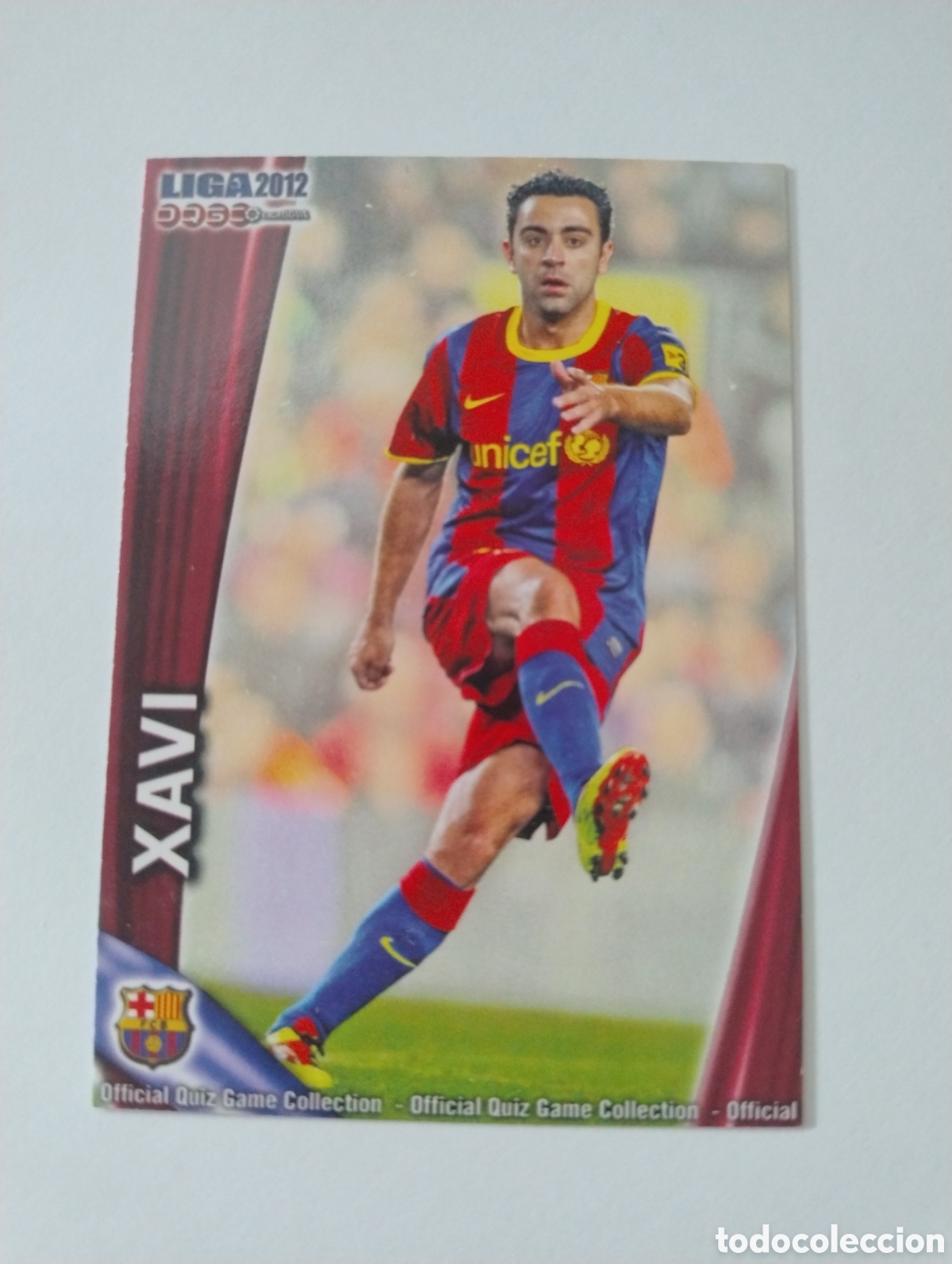Cromos de f&uacute;tbol: 16 - Xavi - Barcelona - Mundicromo 2011 - 2012