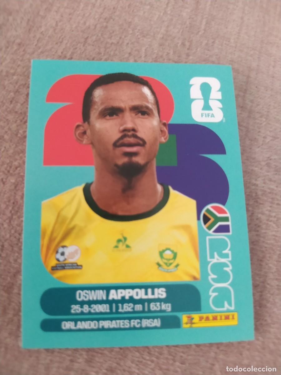 Cromos de f&uacute;tbol: RSA 20 Oswin APPOLLIS Sud&aacute;frica Mundial 2026 Panini