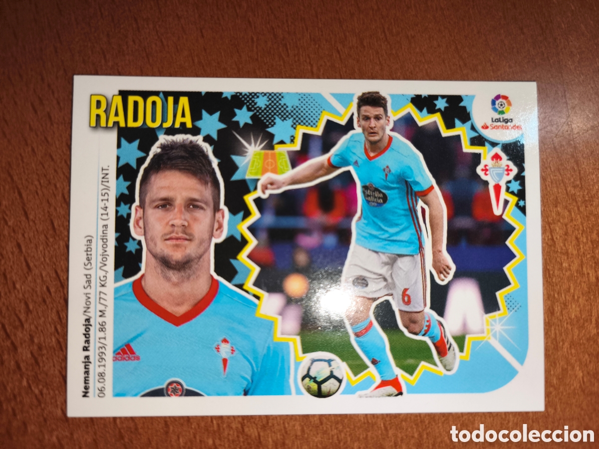 Cromos de f&uacute;tbol: Radoja n&deg;9 liga este 18/19 Celta