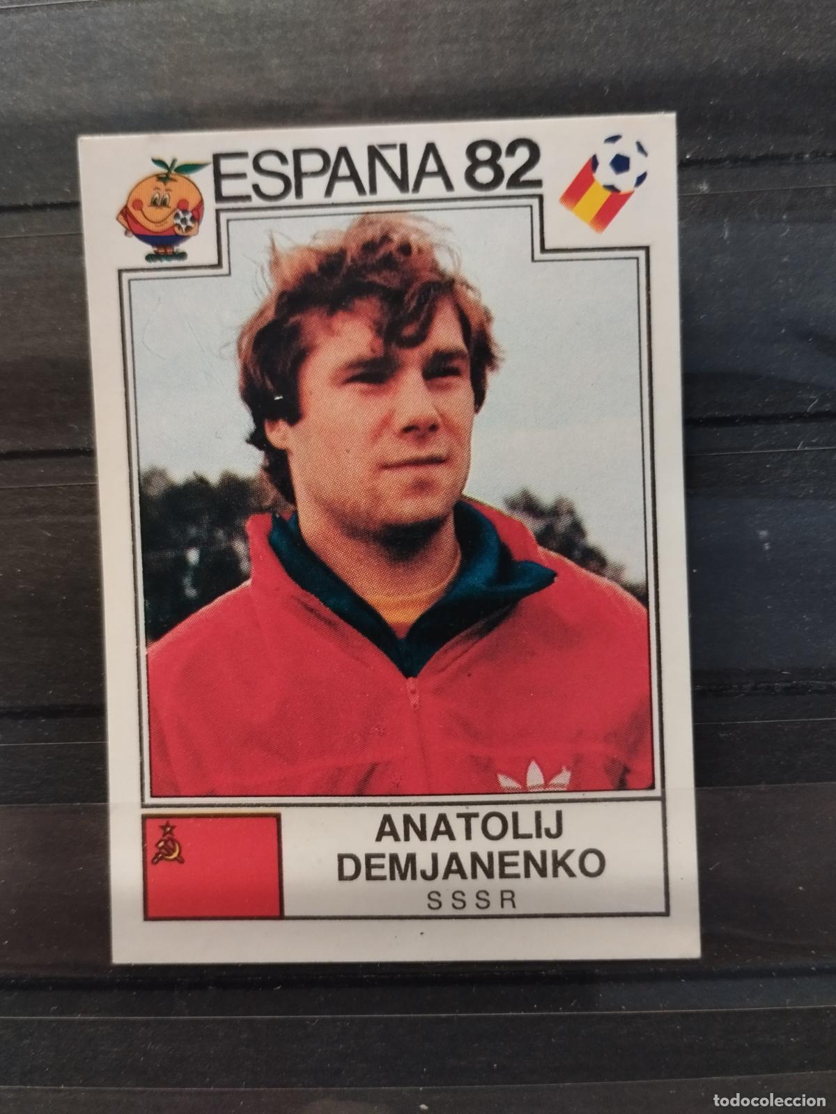 Cromos de f&uacute;tbol: MUNDIAL DE FUTBOL ESPA&Ntilde;A 82. PANINI. N&ordm; 388. ANATOLIJ DEMJANENKO. URSS