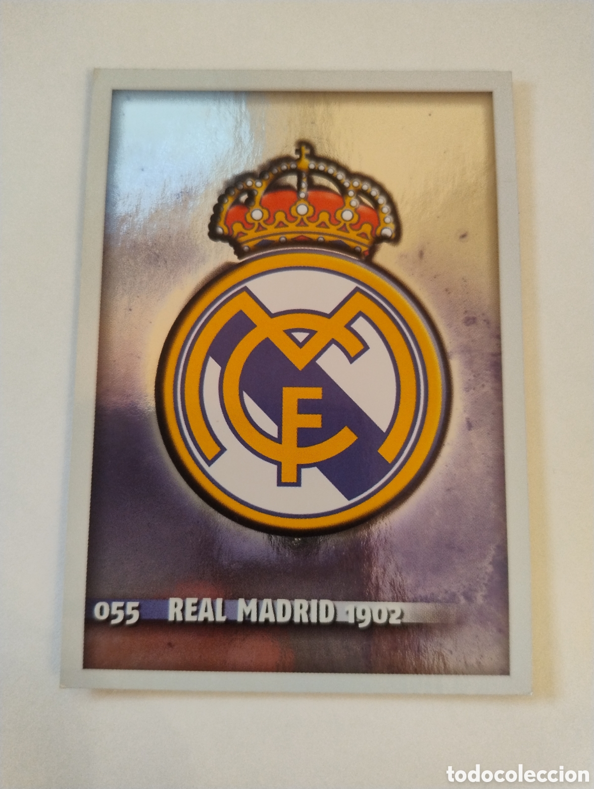 Cromos de f&uacute;tbol: 55 - Escudo - Real Madrid - Mundicromo Liga 2015